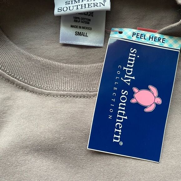 Simply Southern Alabama State Long Sleeve Light Gray Ladies US Size Small - Picture 8 of 8